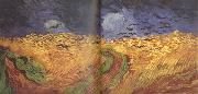 Vincent Van Gogh Wheat Field with Crows (nn04) France oil painting artist